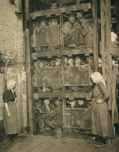 تصویری متفاوت از آسانسور کارگران معدن در بلژیک