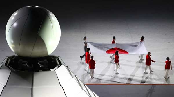 حاشیه‌های تصویری از افتتاحیه المپیک توکیو
