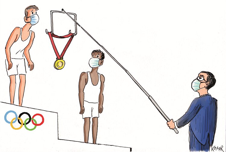 جدیدترین شیوه اهدای مدال در المپیک + عکس