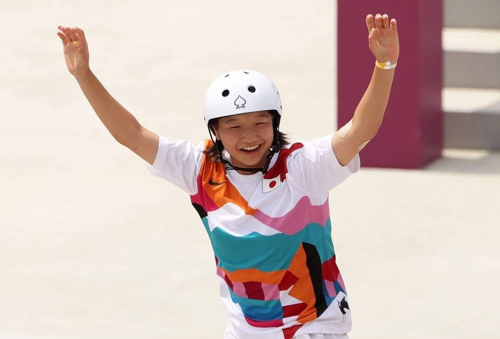دختر 13 ساله قهرمان المپیک توکیو شد+ عکس