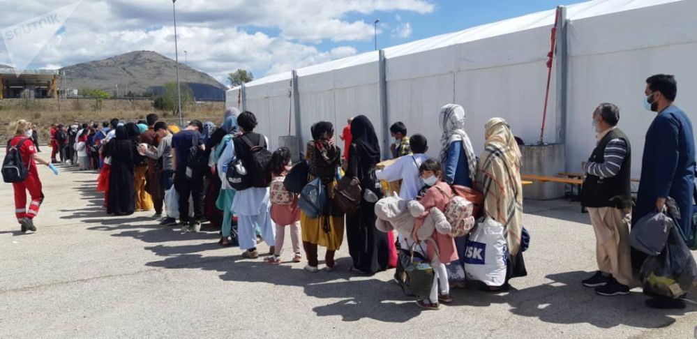 اردوگاه پناهندگان افغانستانی در ایتالیا +‌عکس