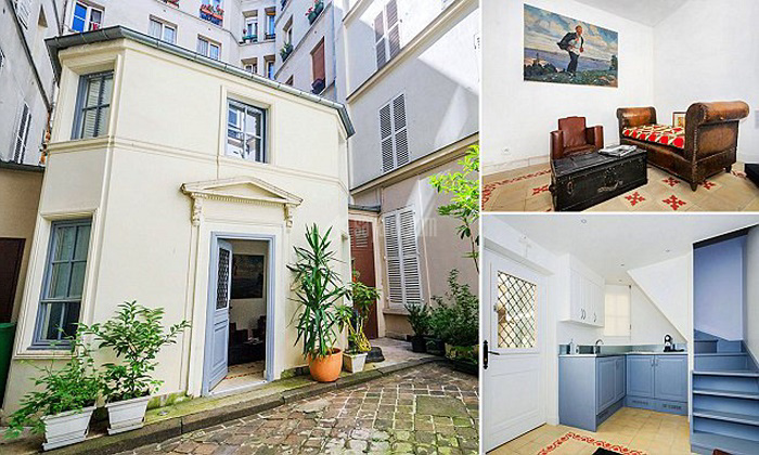 خانه مینیاتوری به مساحت ۲۰ مربع در پاریس