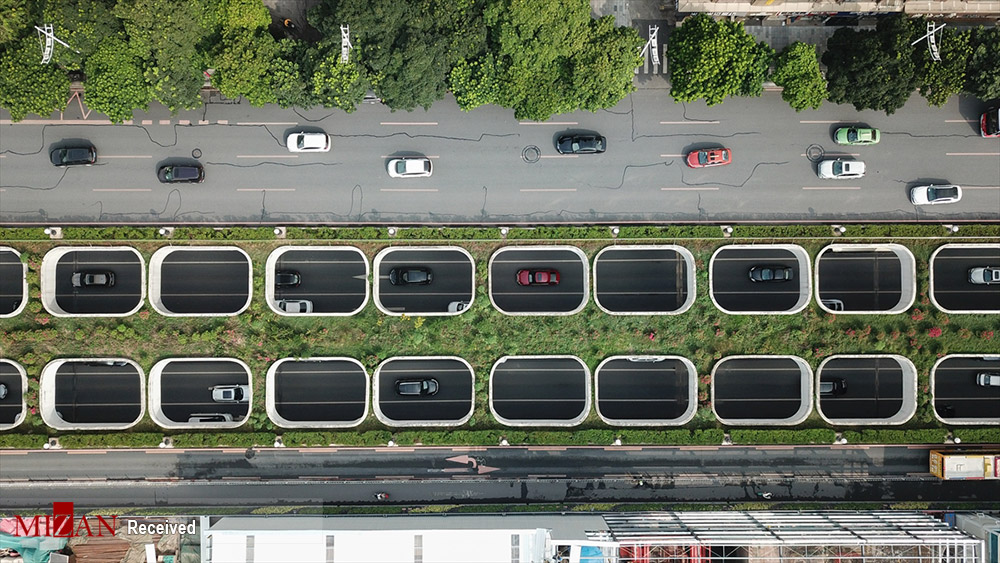 تونل پنجره دار در چین + عکس