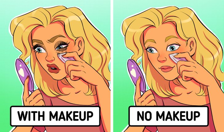 اگر دیگر آرایش نکنید چه اتفاقی می افتد؟
