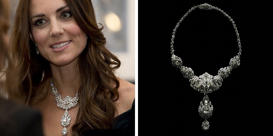 گران قیمت ترین جواهر سلطنتی دنیا بر گردن دوشس کمبریج