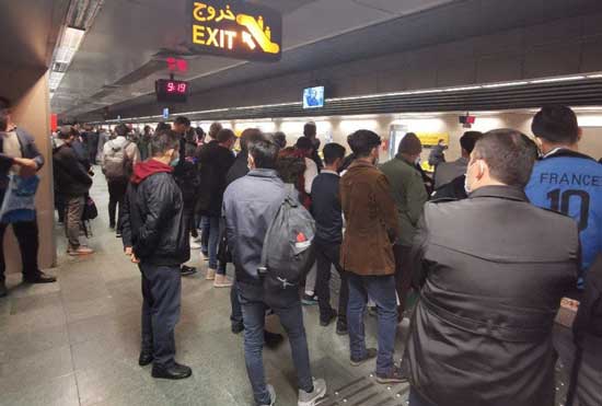 حرکت قطار‌ها در متروی تهران باز هم مختل شد