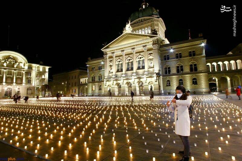 روشن کردن ۱۱ هزار شمع به یاد قربانیان کرونا