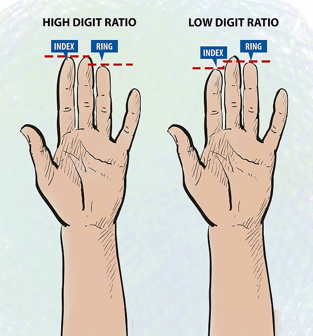 دانشمندان: زنانی که انگشت اشاره آن‌ها کوتاه‌تر از انگشت حلقه آن‌ها است قوی ترند