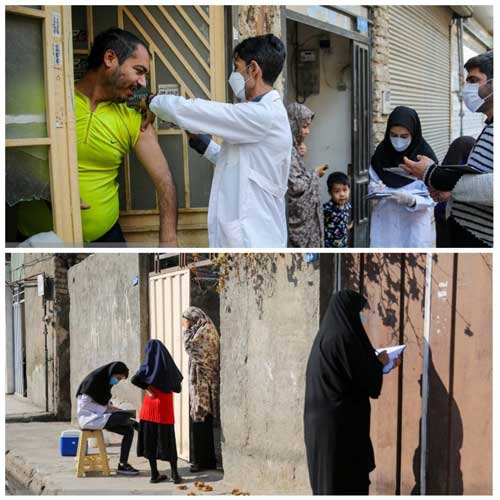 اجرای طرح واکسیناسیون خانه به خانه در مشهد