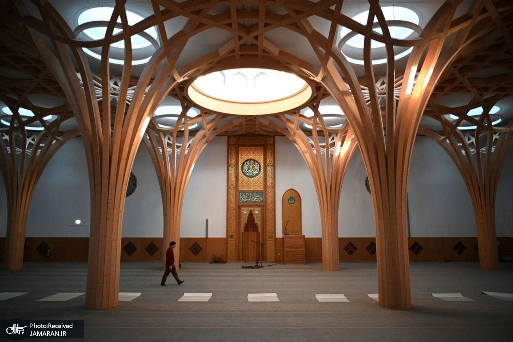 معماری زیبای «مسجد کمبریج» انگلستان