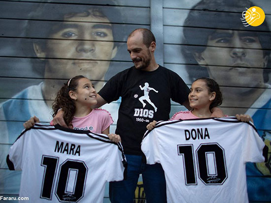 عشق عجیب یک پدر به مارادونا