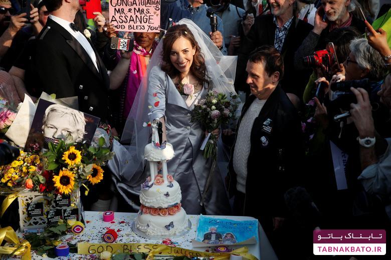 عروسی بنیانگذار ویکی لیکس در زندان