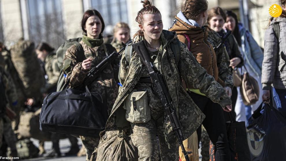 اعزام زنان نظامی اوکراین به جبهه‌های جنگ