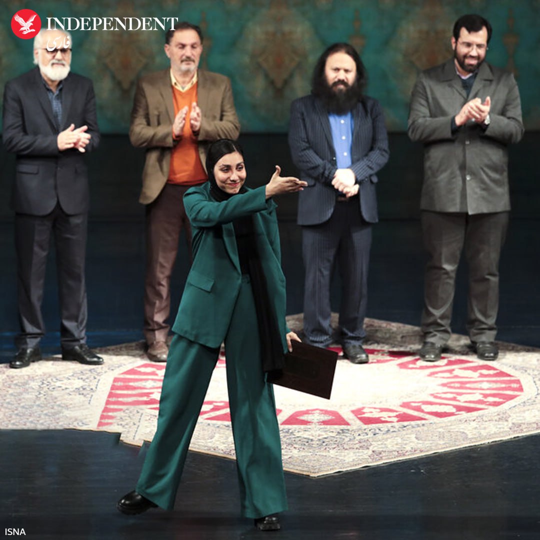 پوشش متفاوت بانوان در اختتامیه جشنواره تئاترفجر
