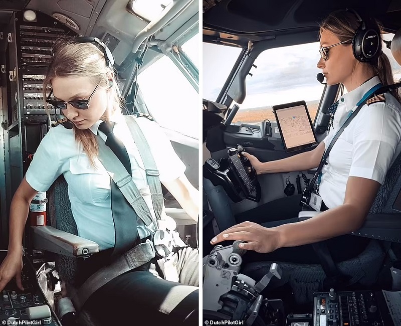 خلبان زن هلندی که کلیشه «بلوند احمق» را به چالش کشید