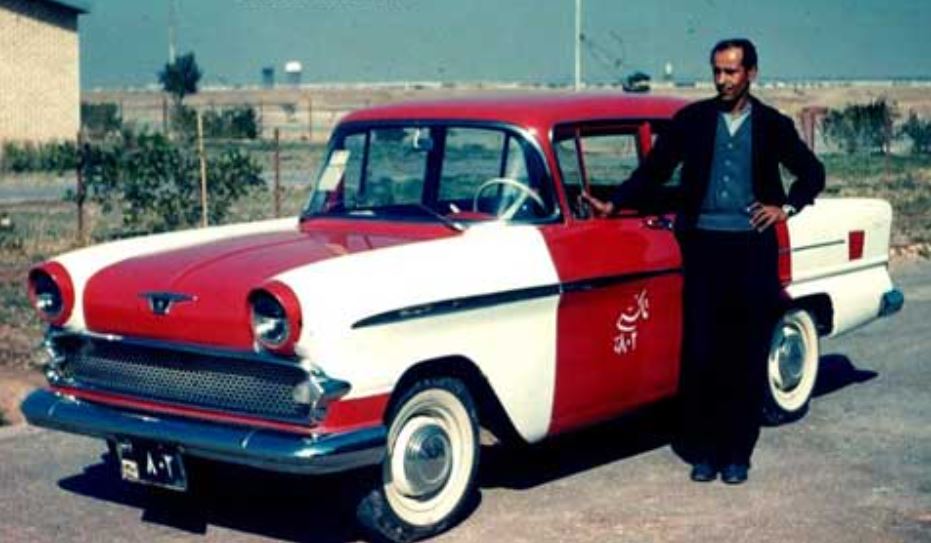 تصاویری جالب از تاکسی در تهران قدیم