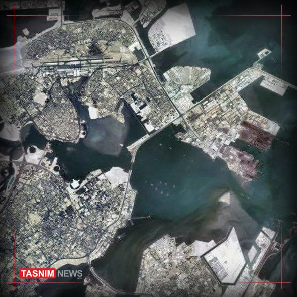 تصویر ماهواره سپاه از پایگاه آمریکایی