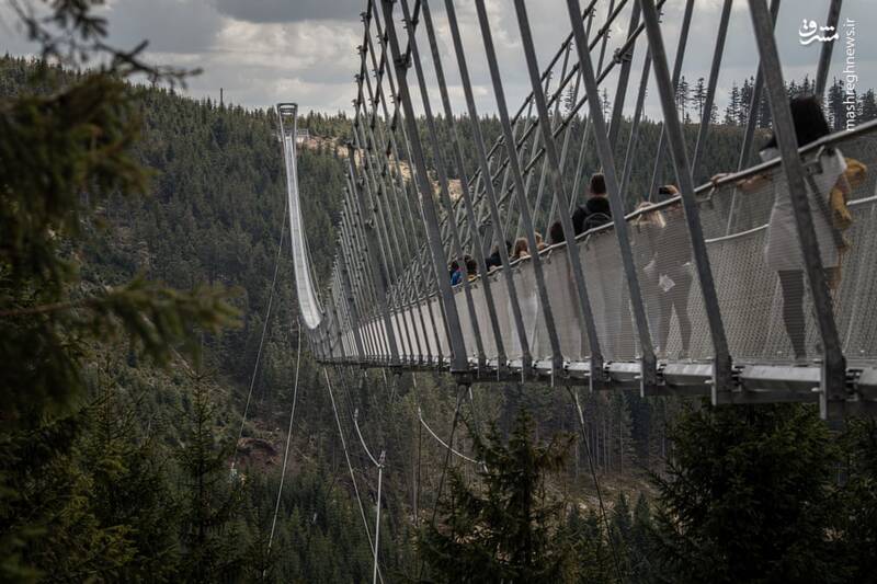 طولانی ترین پل عابر پیاده معلق جهان