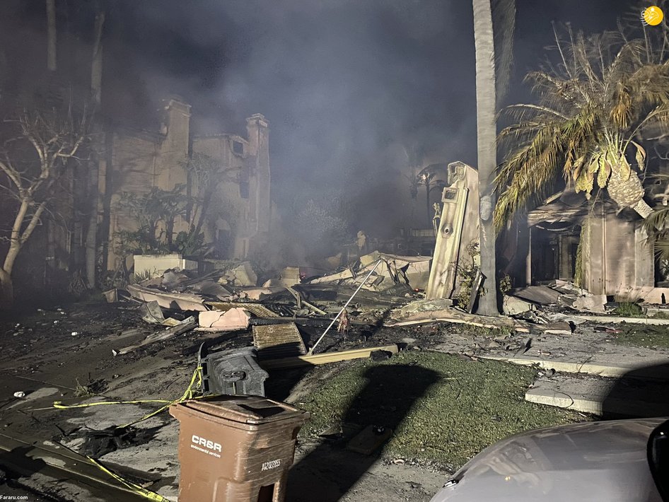 آتش‌سوزی مهیب و سوختن خانه‌های لوکس در کالیفرنیا
