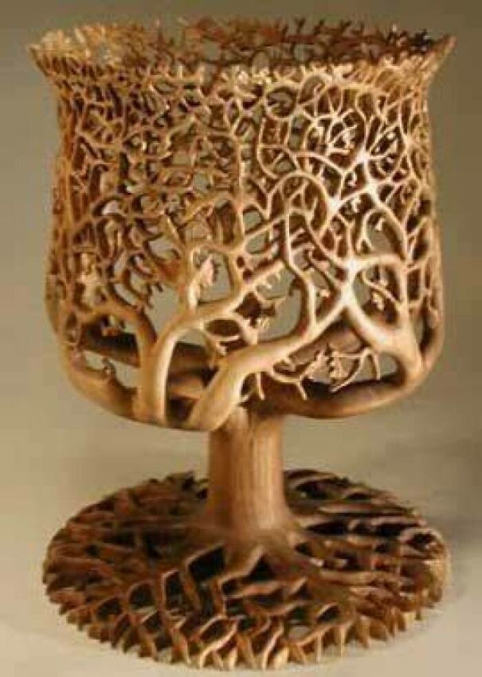 کارهای هنری و کاربردی زیبای و شگفت‌انگیزی که با چوب انجام شده