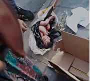 پیدا شدن نوزاد با بندناف در کیسه زباله