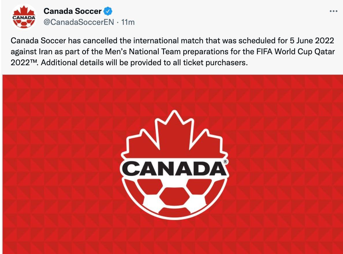 شوک به تیم ملی فوتبال در آستانه سفر به کانادا