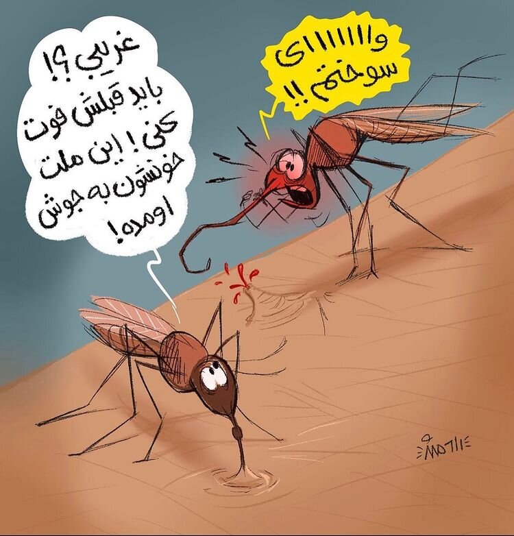 اینم مشکل جدید پشه‌ها برای نیش‌زدن مردم!