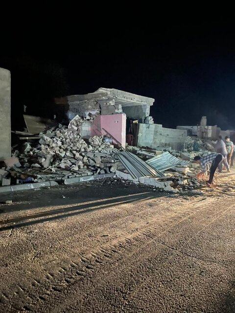زلزله در هرمزگان / ۵ کشته و ۳۹ مصدوم تاکنون/ تصاویر جدید از مناطق زلزله‌زده