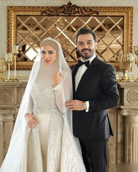 گران‌ترین لباس عروس ایران در تن شیک‌ترین دختر