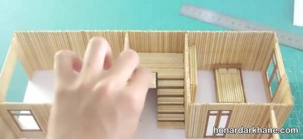کاردستی با سیخ چوبی و وسایل ساده برای کودکان