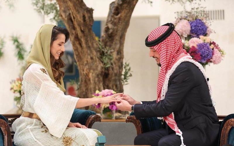 نامزدی ولیعهد اردن با یک دختر سعودی در ریاض