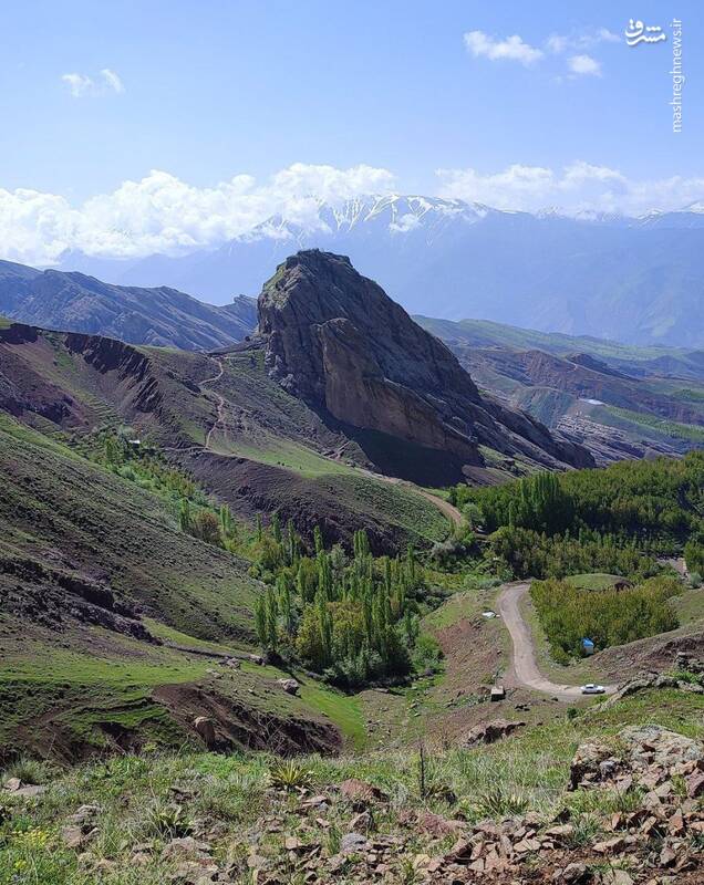 نمایی زیبا از الموت قزوین