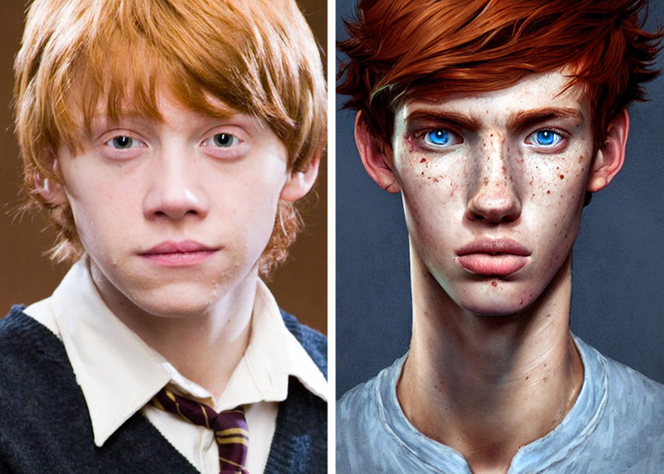 طراحی چهره شخصیت‌های «هری پاتر» براساس کتاب
