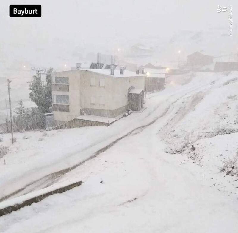 بارش برف در ترکیه
