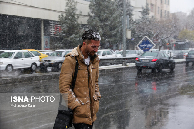 بارش پراکنده برف و باران در این چند استان