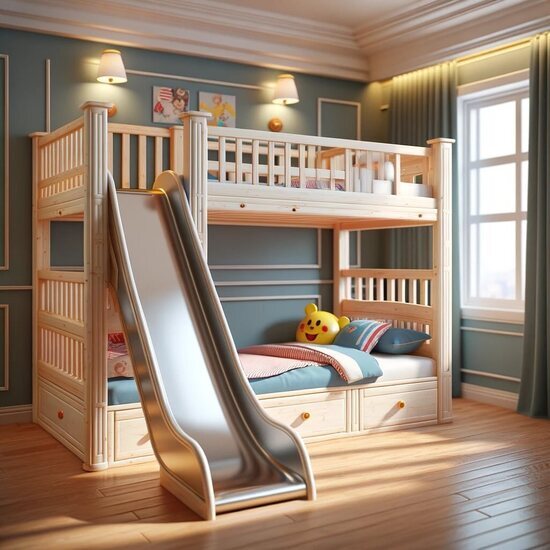 این تخت و اتاق خواب آرزوی هر بچه‌ای هست (خبرفوری)
