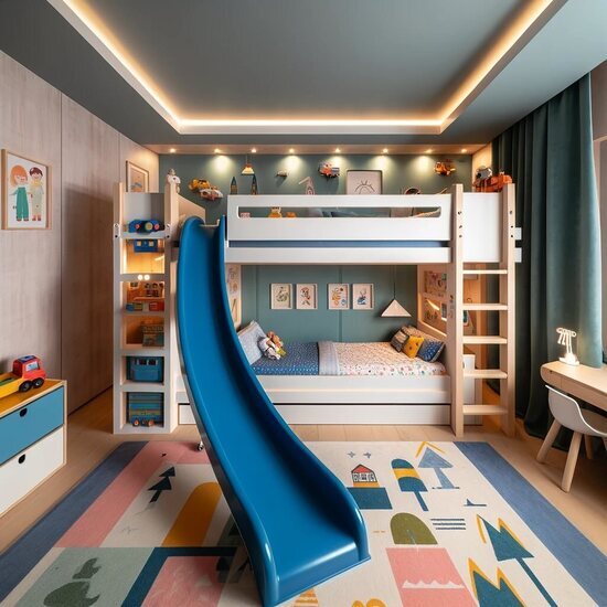این تخت و اتاق خواب آرزوی هر بچه‌ای هست (خبرفوری)