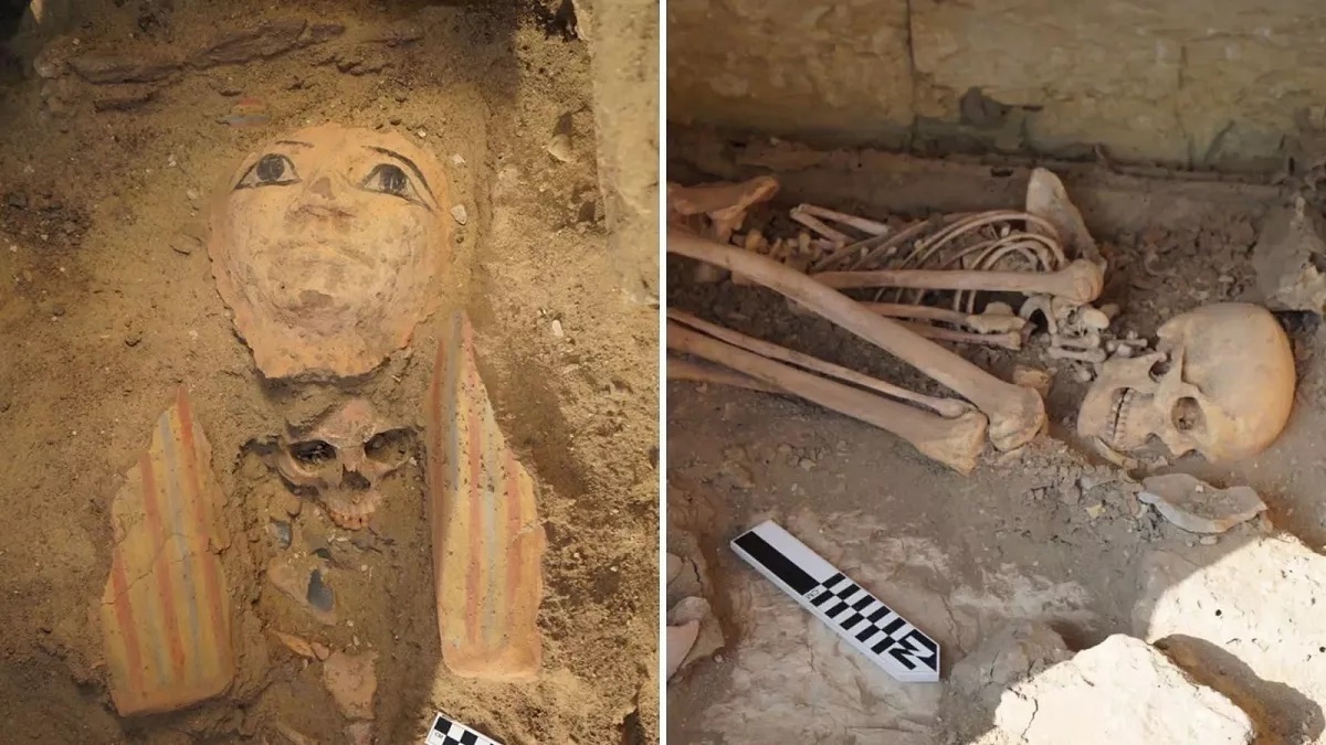 کشف بقایای یک کودک خردسال در مقبره ۴۵۰۰ ساله