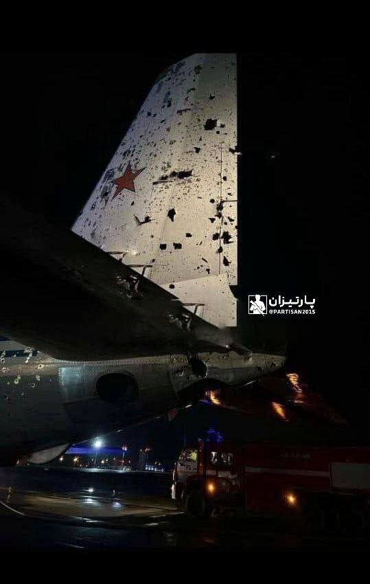 وضعیت ترسناک هواپیمای صدمه‌دیده که مجبور به فرود اضطراری شد
