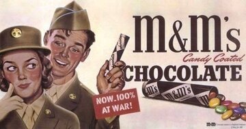 تبلیغ جالب اسمارتیز در طول جنگ جهانی دوم