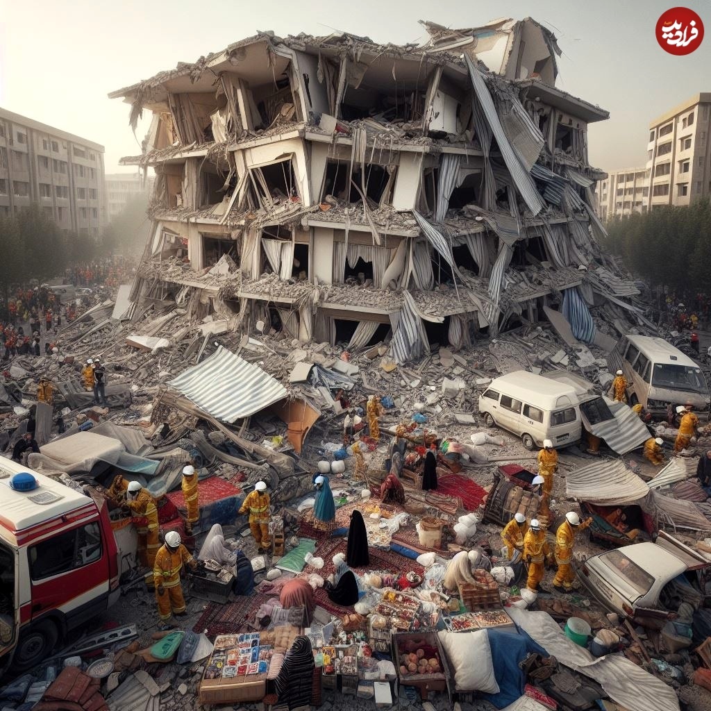 پیش بینی هولناک هوش مصنوعی از وضعیت تهران پس از زلزله