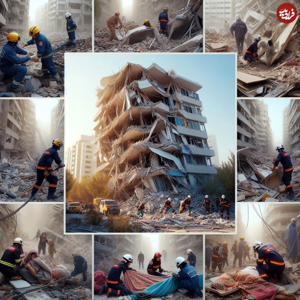 پیش بینی هولناک هوش مصنوعی از وضعیت تهران پس از زلزله