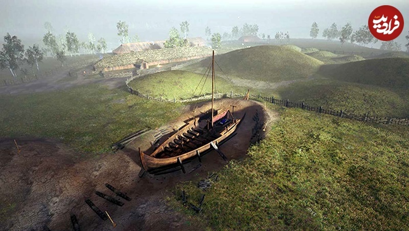 زیر این تپه یک کشتی ۱۳۰۰ ساله «دفن» شده است