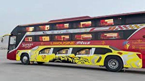 اتوبوس‌های ۳ طبقه و فوق لاکچری در پاکستان!