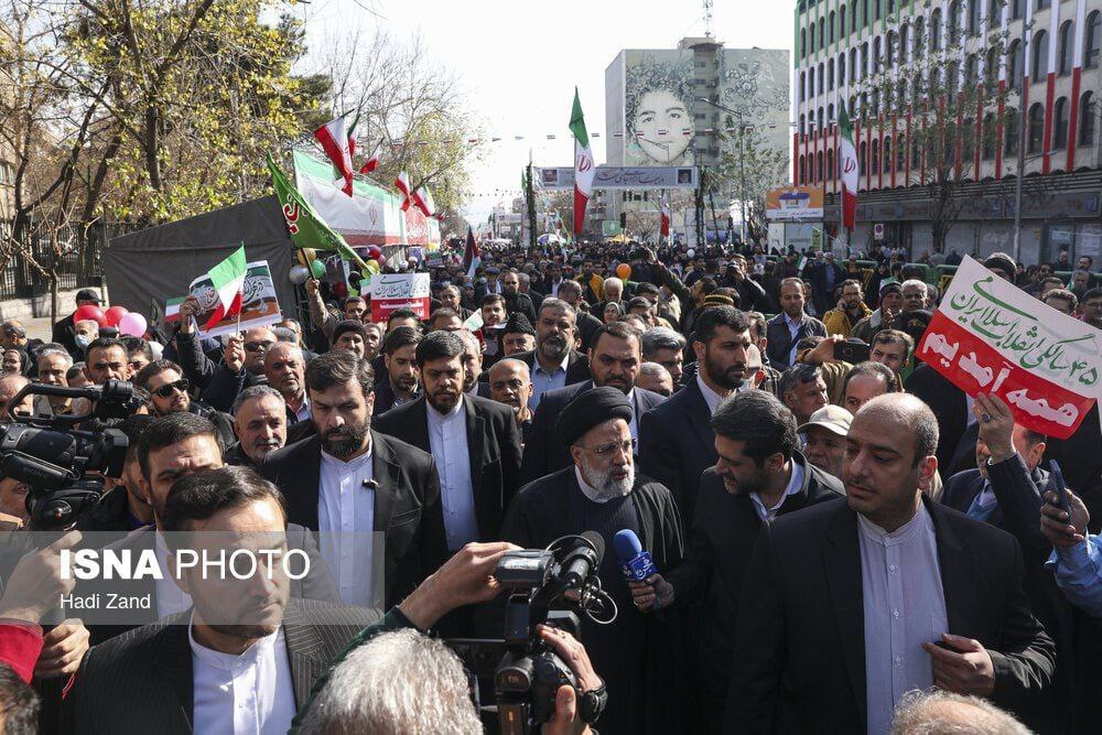 حضور چهره های سیاسی مشهور در راهپیمایی ۲۲ بهمن