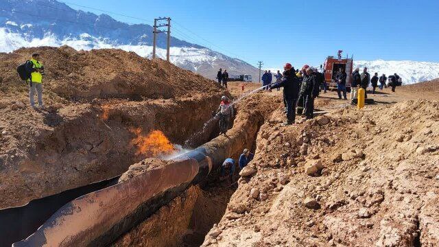 جزئیات تازه از خرابکاری‌ در خط انتقال گاز ایران 
