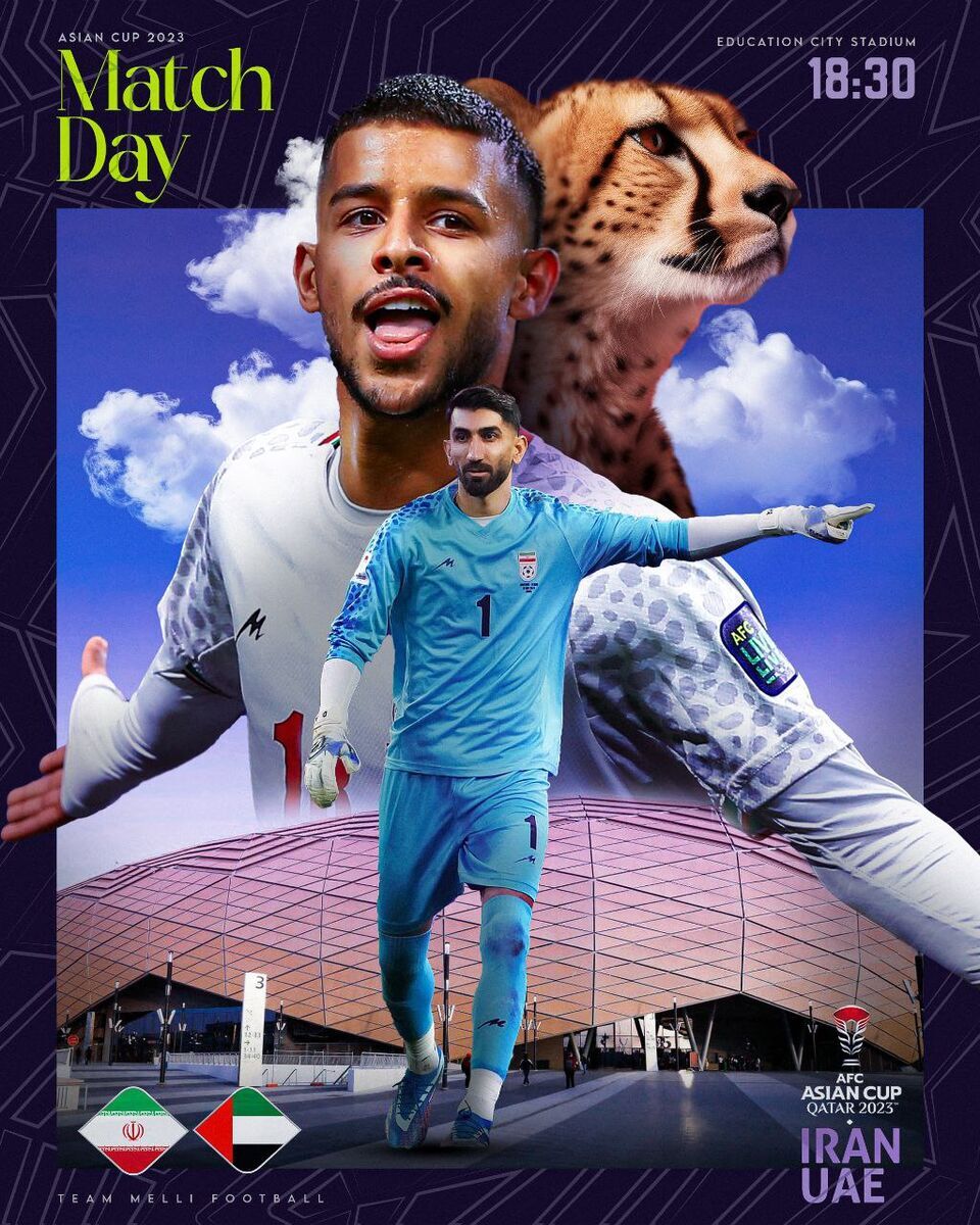 رونمایی از پوستر ویژه تیم ملی مقابل امارات