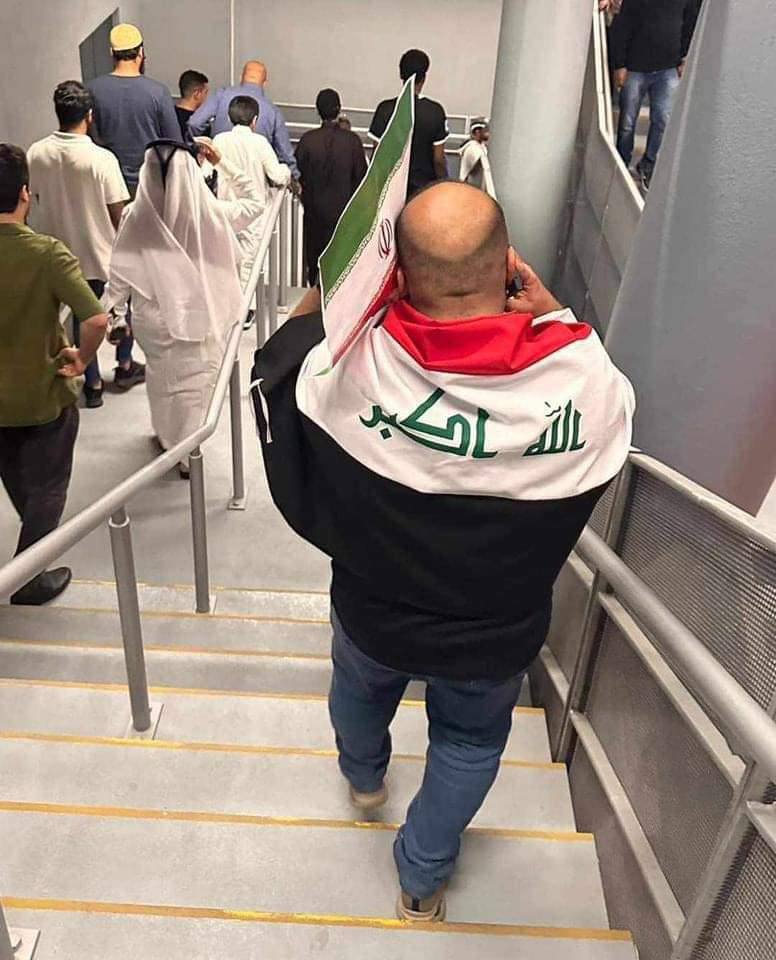 اقدام جالب توجه یک تماشاگر عراقی در بازی ایران