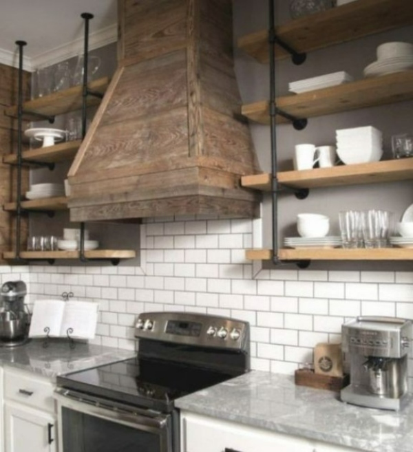 ۲۲ ایده زیبا برای دکوراسیون هود آشپزخانه | با این دیزاین، آشپزخانه ات را شیک‌تر کن (ستاره)