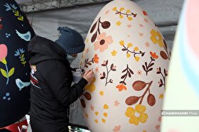 جشنواره تخم‌مرغ رنگی نوروزی در پارک ملت